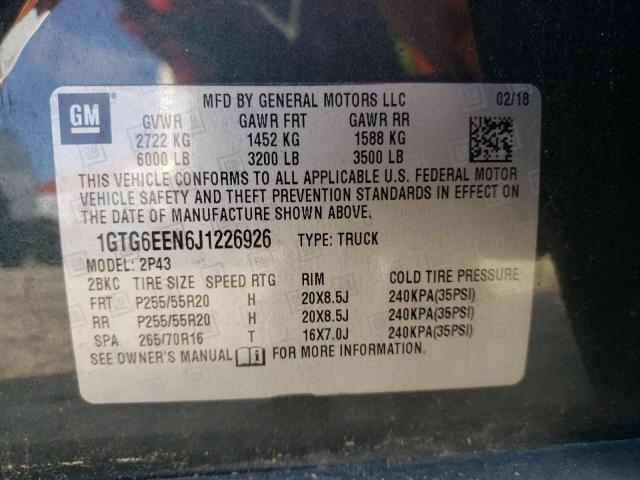 2018 GMC CANYON DEN - 1GTG6EEN6J1226926