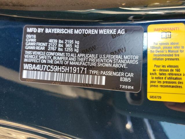 2017 BMW 430I - WBA4U7C59H5H19171