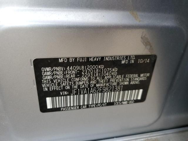 JF1VA1A62F9821381 Subaru WRX