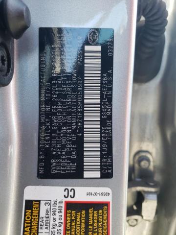 2021 TOYOTA AVALON TOU - 4T1HZ1FB5MU059997