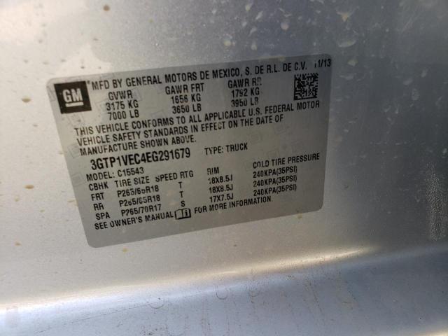 3GTP1VEC4EG291679 GMC Sierra C1500 Slt
