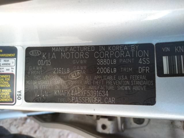 KNAFK4A6XF5391634 KIA FORTE LX