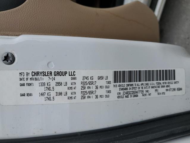 2C4RDGCG9ER477729 Dodge Grand Caravan Sxt
