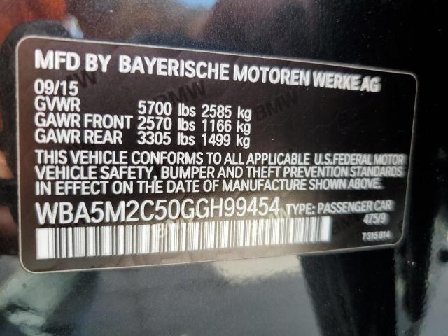 2016 BMW 535 IGT - WBA5M2C50GGH99454