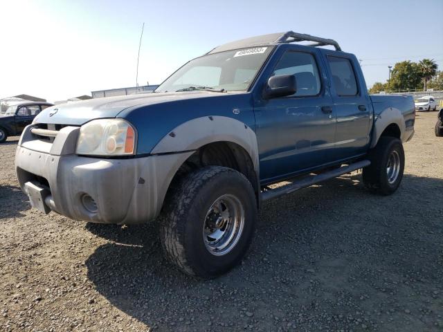 Salvage cars for sale from Copart San Diego, CA: 2001 Nissan Frontier Crew Cab XE