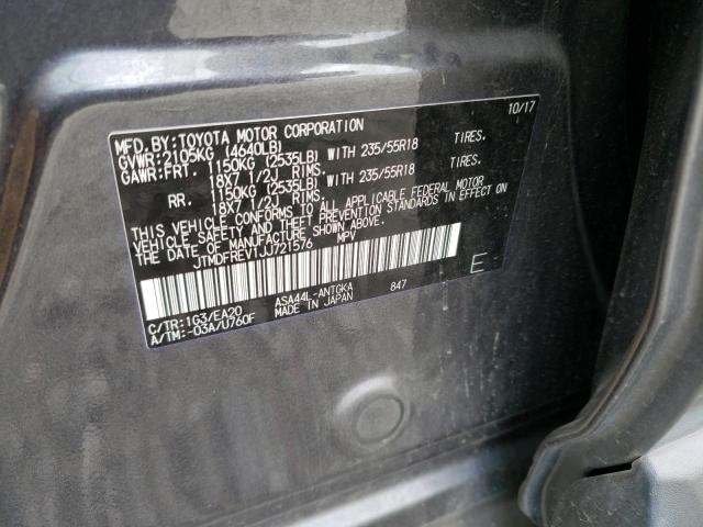 JTMDFREV1JJ721576 Toyota Rav4 Limited