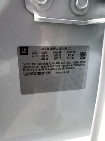 2016 CHEVROLET MALIBU PRE - 1G1ZH5SX4GF341599