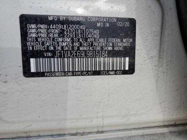 JF1VA2E69L9815184 Subaru Wrx Sti
