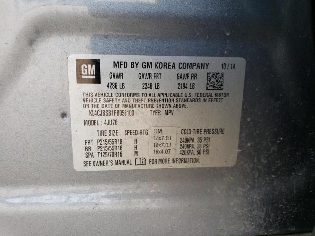 2015 BUICK ENCORE CON - KL4CJBSB1FB058100