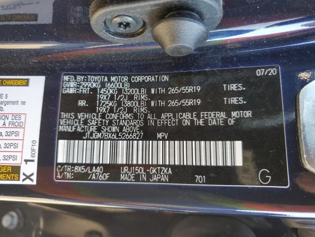 2020 LEXUS GX 460 LUX JTJGM7BX6L5266827