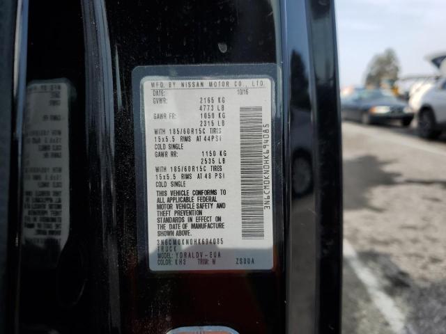 3N6CM0KN0HK694085 Nissan NV200 2.5S