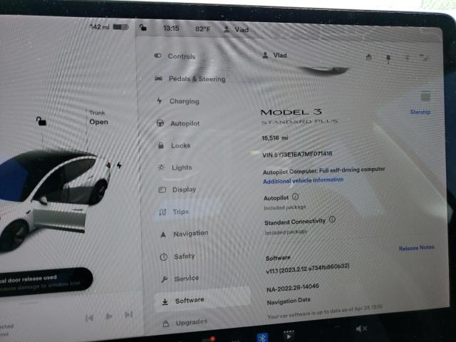 5YJ3E1EA7MF071418 Tesla MODEL 3