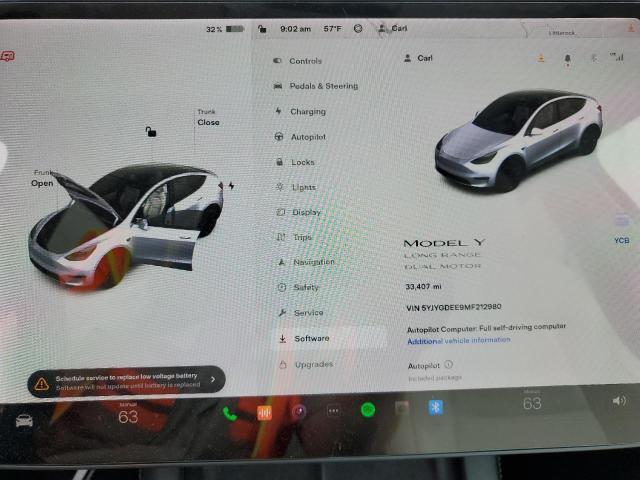 5YJYGDEE9MF212980 Tesla Model Y