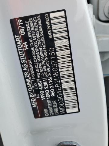 WDD3G4EB2LW037150 Mercedes-Benz A 220