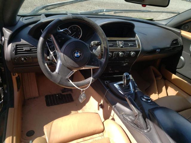 VIN: WBAEB53578CX61300 Auction: COPART Lot: 47697533 Location: NY - NEWBURGH WBAEB53578CX61300 BMW 6 SERIES 2008 BLACK Photo 8