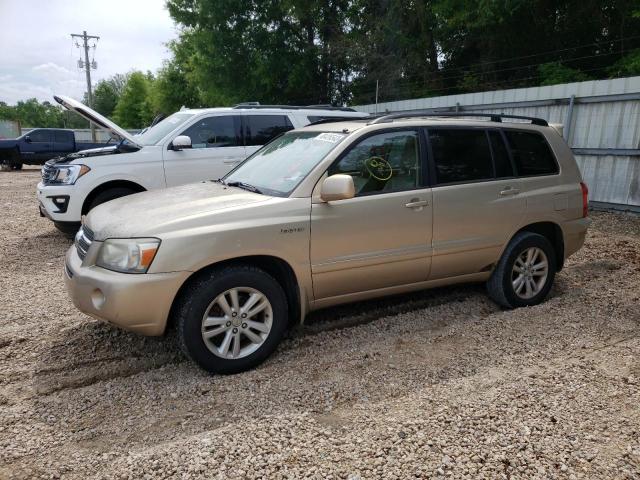 Salvage cars for sale from Copart Midway, FL: 2006 Toyota Highlander Hybrid