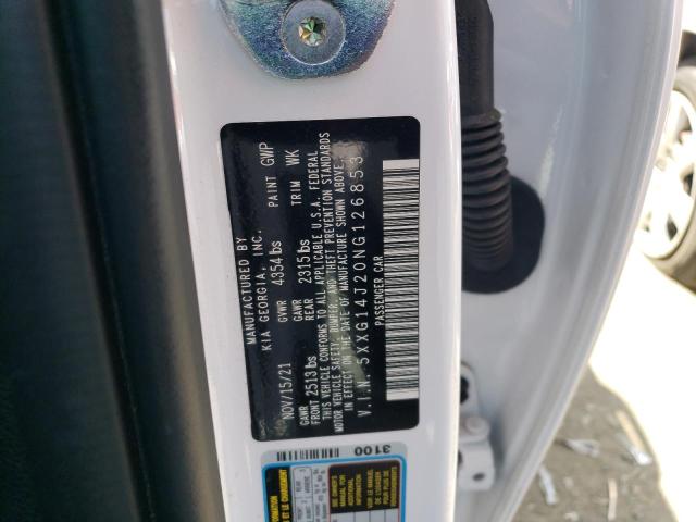 5XXG14J20NG126853 KIA K5 LXS