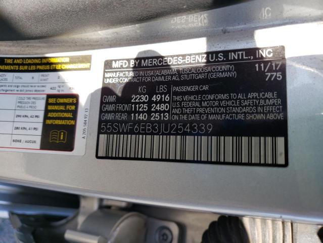 2018 MERCEDES-BENZ C43 - 55SWF6EB3JU254339