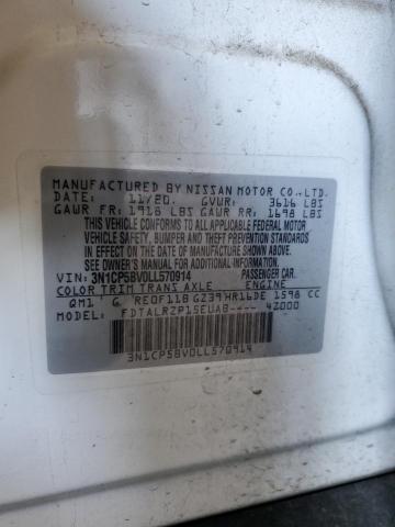 3N1CP5BV0LL570914 Nissan KICKS S