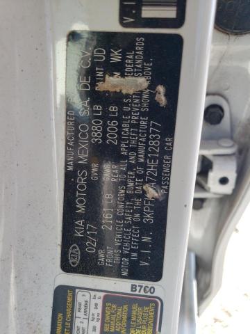3KPFK4A72HE128377 KIA FORTE LX