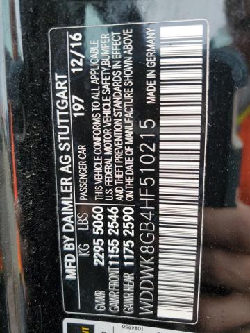 2017 MERCEDES-BENZ C 63 AMG - WDDWK8GB4HF510215