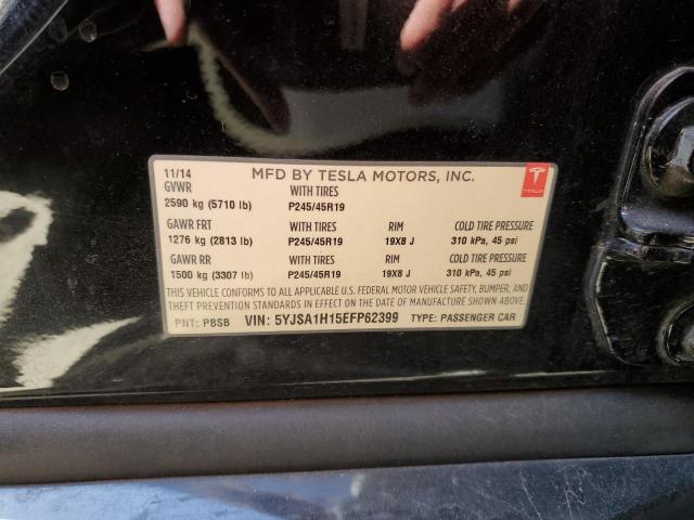 5YJSA1H15EFP62399 Tesla MODEL S