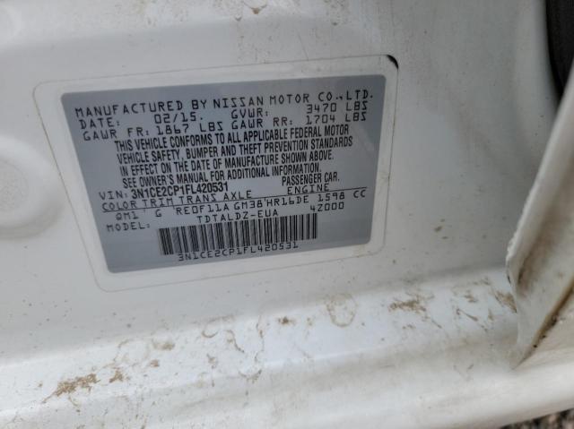 3N1CE2CP1FL420531 Nissan Versa Note S