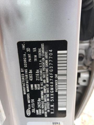 5XXGM4A74FG377704 KIA Optima Lx