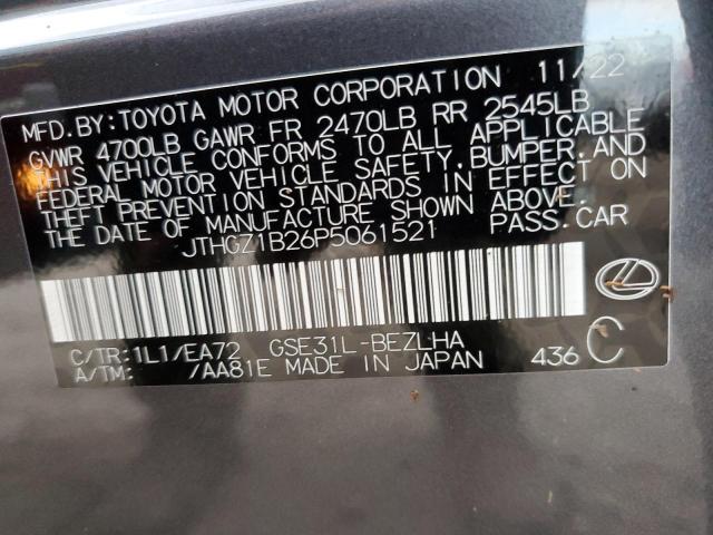 2023 LEXUS IS 350 F S - JTHGZ1B26P5061521