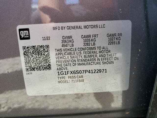 2023 CHEVROLET BOLT EV 2L - 1G1FX6S07P4122971