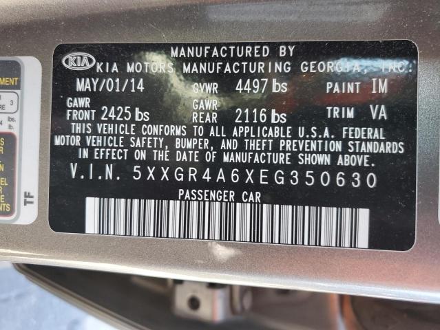 5XXGR4A6XEG350630 KIA OPTIMA SX