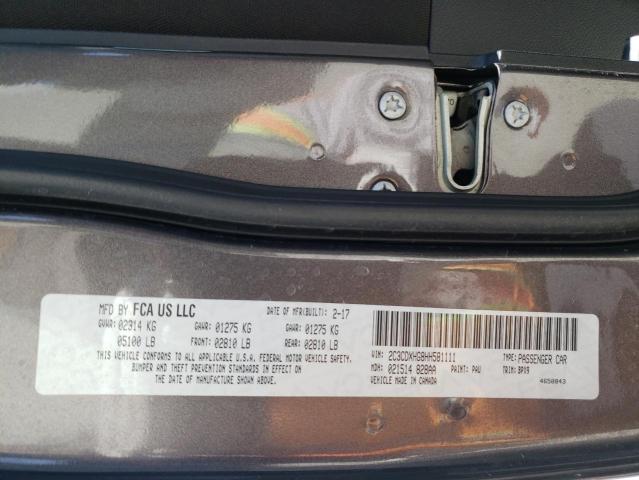 2C3CDXHG8HH581111 Dodge Charger Sxt