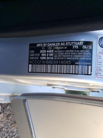 WDDGF4HB8EA914045 Mercedes-Benz C 250