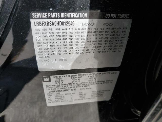 LRBFXBSA0HD012949 Buick Envision Essence