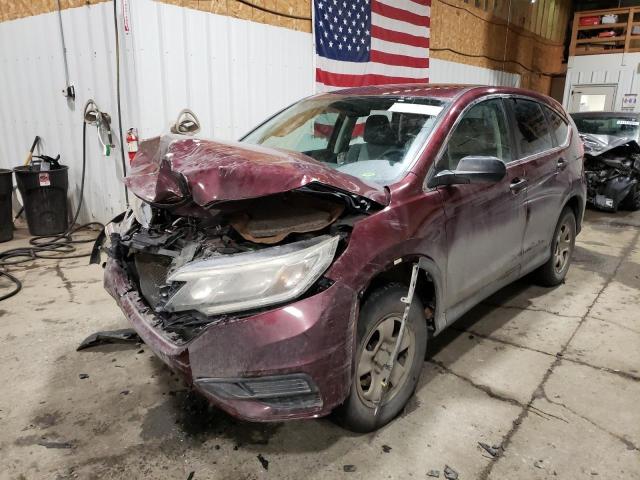 Salvage cars for sale from Copart Anchorage, AK: 2015 Honda CR-V LX