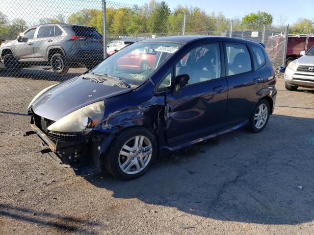 Salvage cars for sale from Copart Chalfont, PA: 2008 Honda FIT Sport