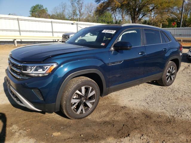 Salvage cars for sale from Copart Chatham, VA: 2021 Volkswagen Atlas Cross Sport SE