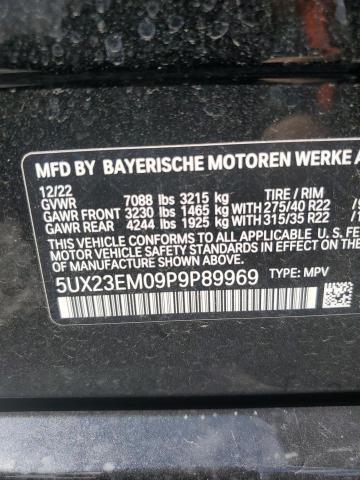 2023 BMW X7 XDRIVE4 - 5UX23EM09P9P89969