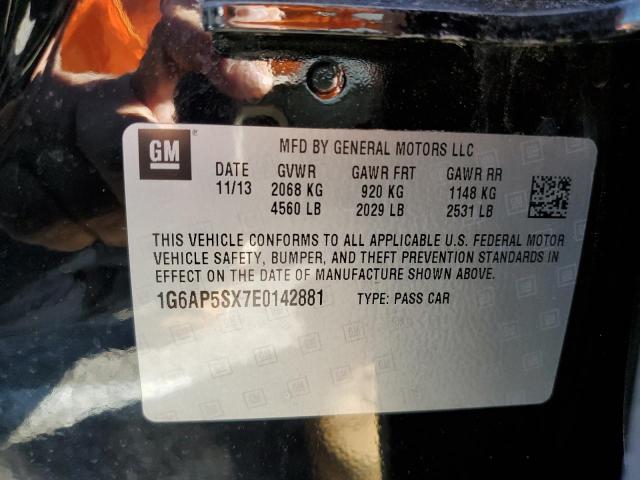 1G6AP5SX7E0142881 Cadillac CTS