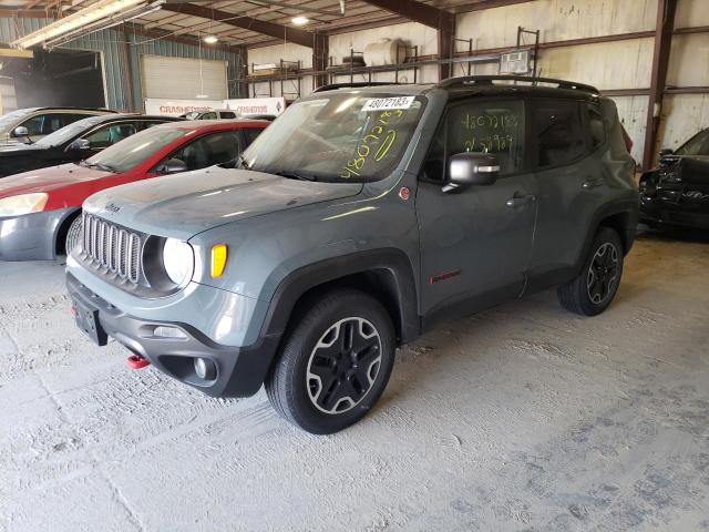 Salvage cars for sale from Copart Eldridge, IA: 2015 Jeep Renegade Trailhawk