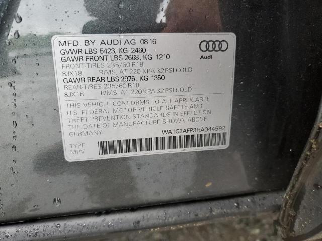 VIN WA1C2AFP3HA044592 2017 Audi Q5, Premium no.12