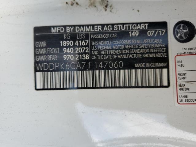 2018 MERCEDES-BENZ SLC 43 AMG - WDDPK6GA7JF147060
