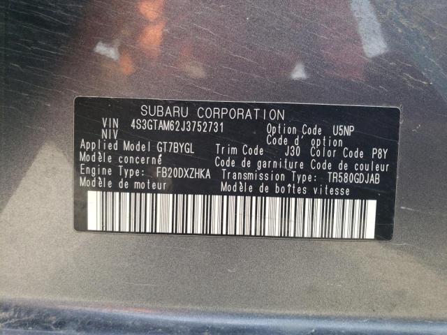 4S3GTAM62J3752731 Subaru Impreza Sport