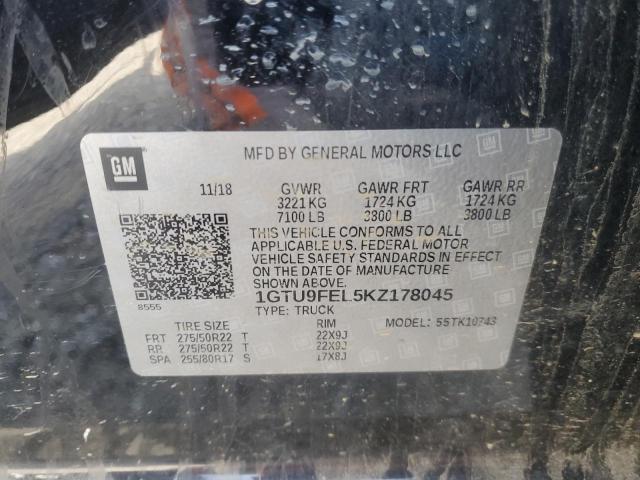 1GTU9FEL5KZ178045 GMC Sierra K1500 Denali