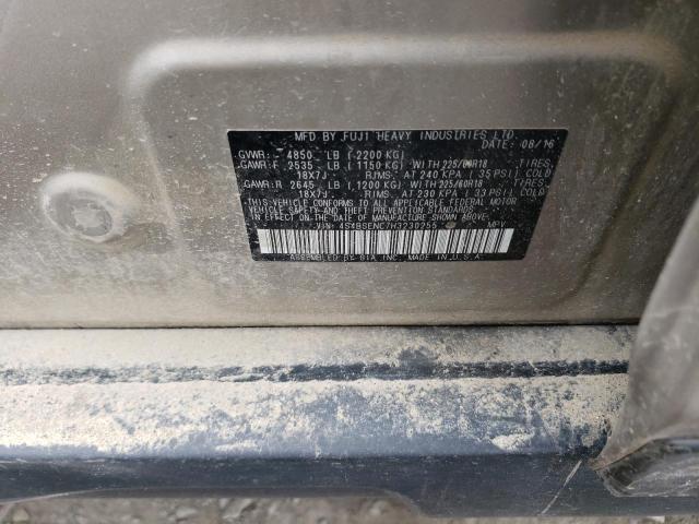 4S4BSENC7H3230255 Subaru Outback 3.6r Limited