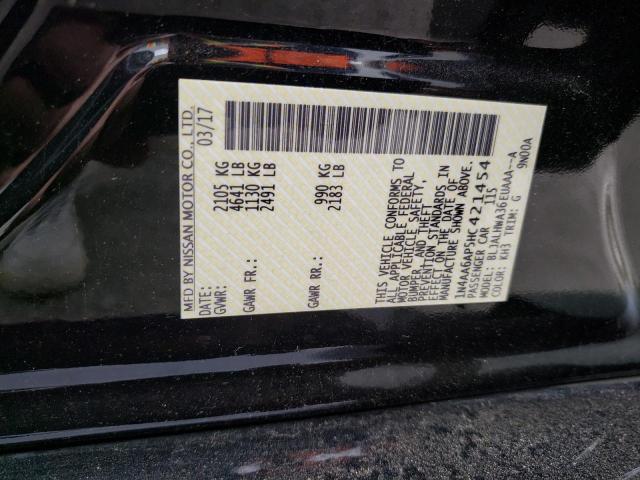 2017 NISSAN MAXIMA 1N4AA6AP5HC421454