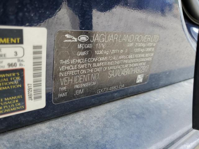 SAJAD4BN1HA972917 Jaguar XE PREMIUM
