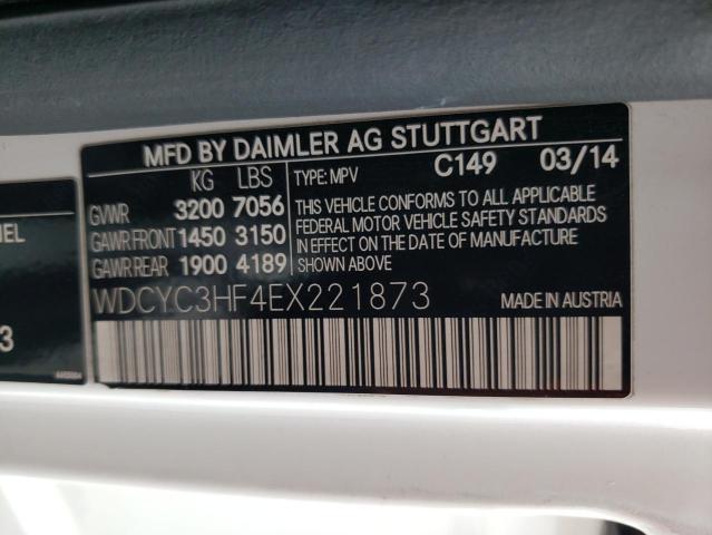 WDCYC3HF4EX221873 Mercedes-Benz G 550