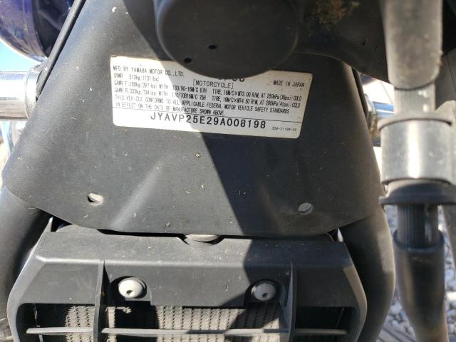 2009 YAMAHA XVS1300 CT JYAVP25E29A008198