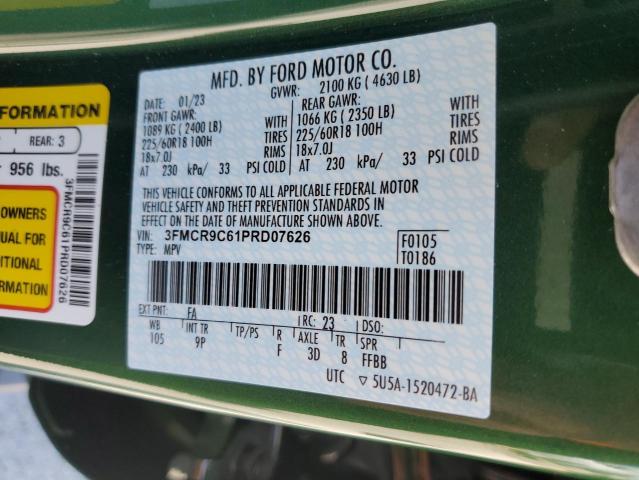 3FMCR9C61PRD07626 Ford Bronco Sport Outer Banks